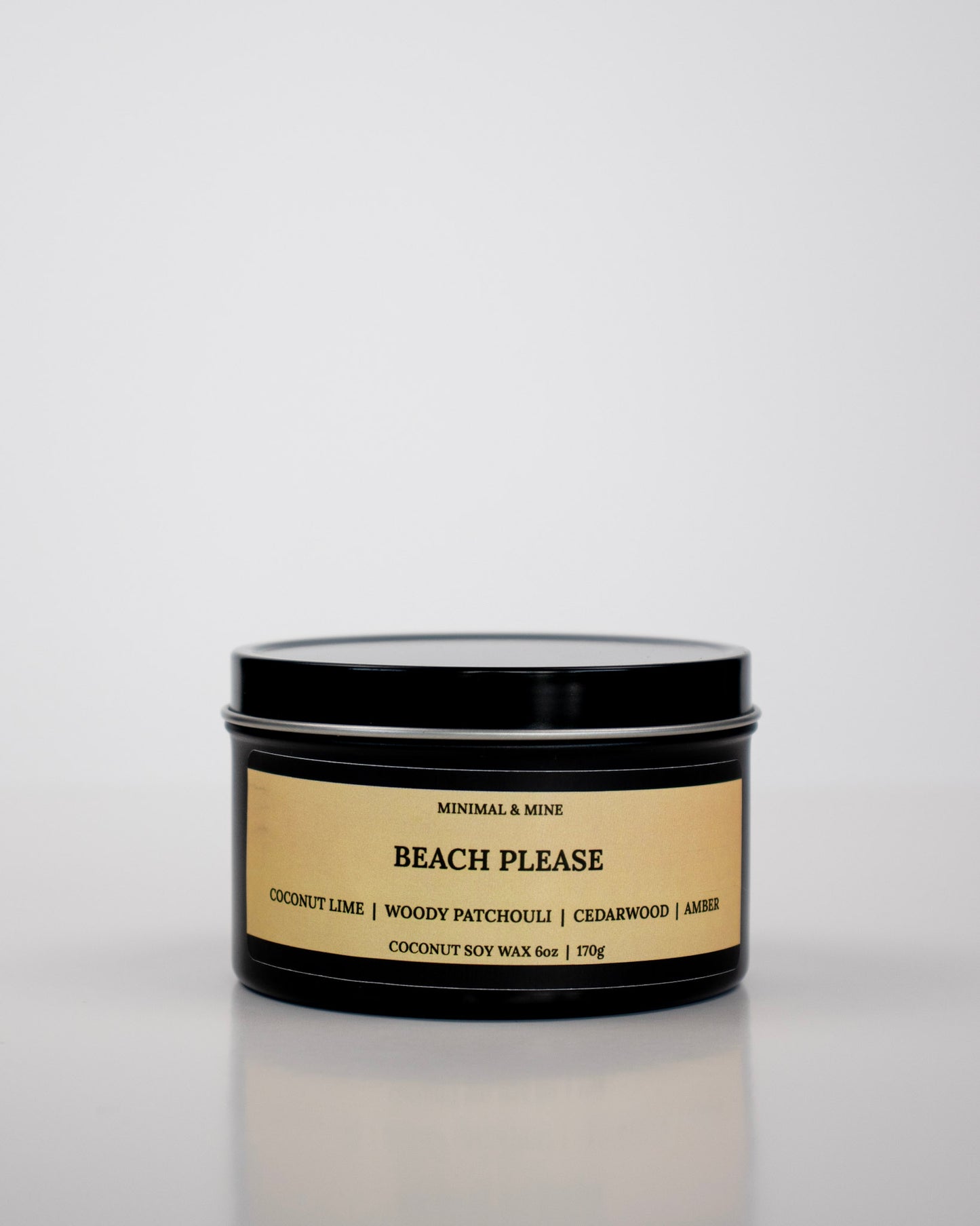 BEACH PLEASE - CANDLE TIN - Minimal & Mine
