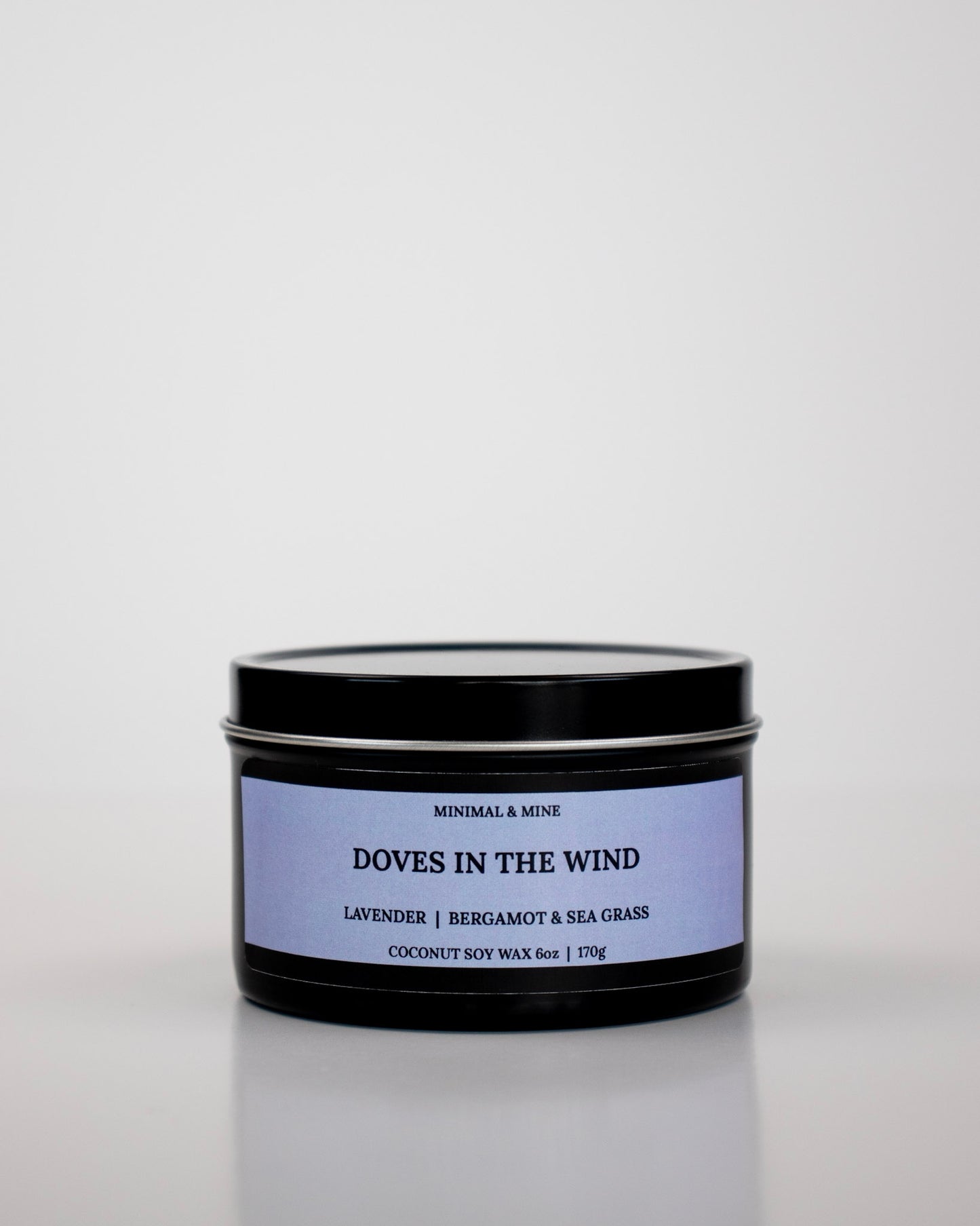 DOVES IN THE WIND - CANDLE TIN - Minimal & Mine