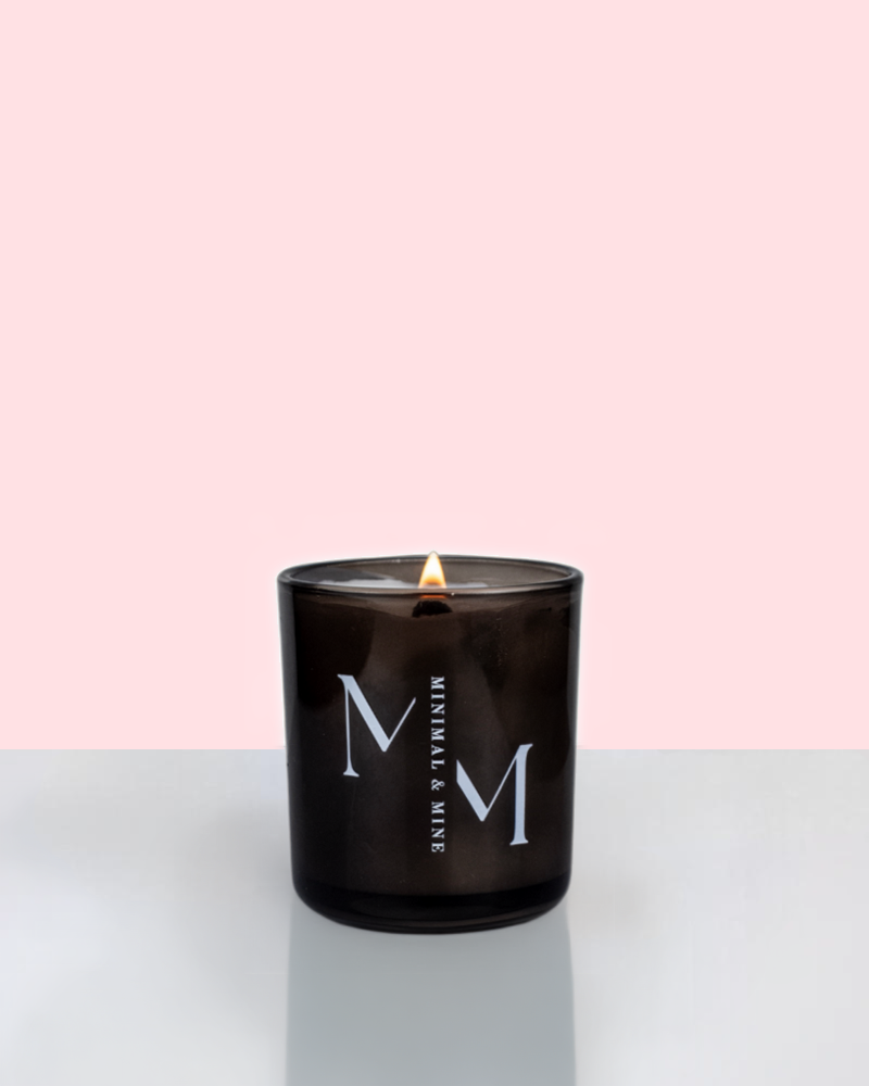 La Fleur Black 10oz Candle Jar