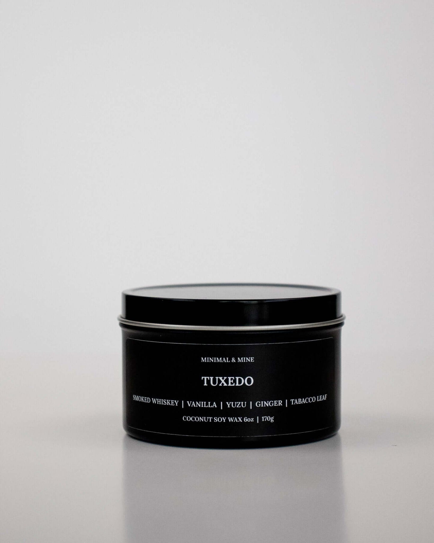TUXEDO - CANDLE TIN - Minimal & Mine