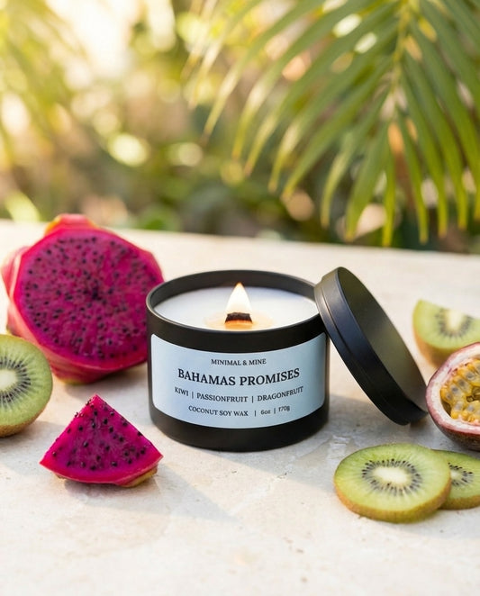 BAHAMAS PROMISES CANDLE TIN