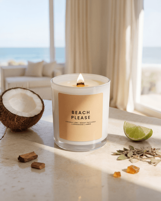 BEACH PLEASE CANDLE JAR - Minimal & Mine