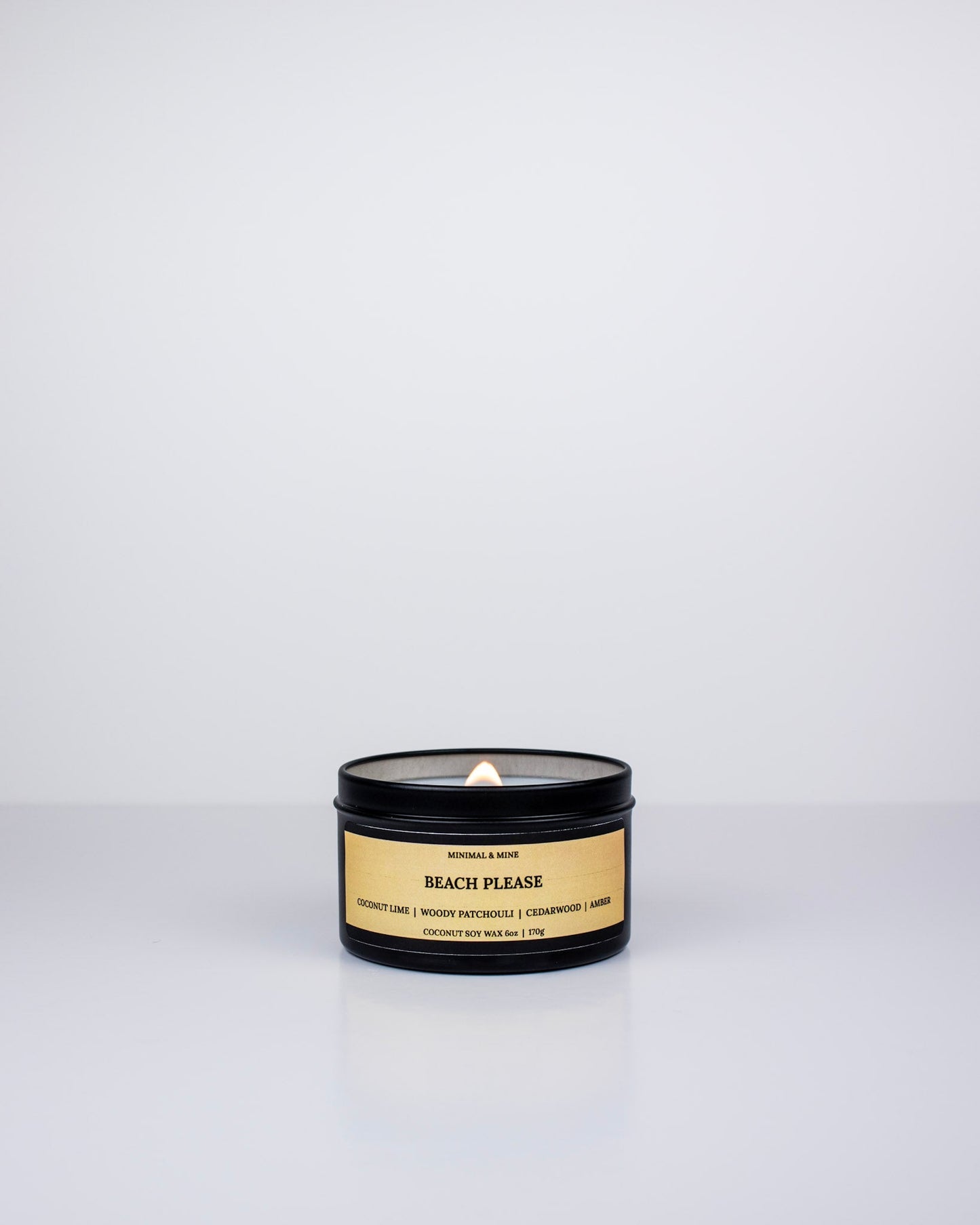 BEACH PLEASE - CANDLE TIN - Minimal & Mine