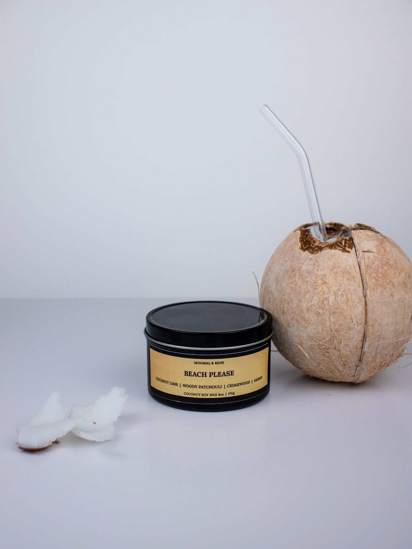 BEACH PLEASE - CANDLE TIN - Minimal & Mine