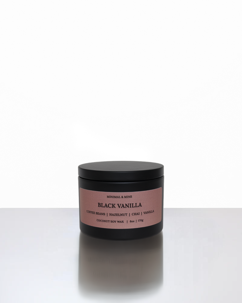 Black Vanilla 6oz tin