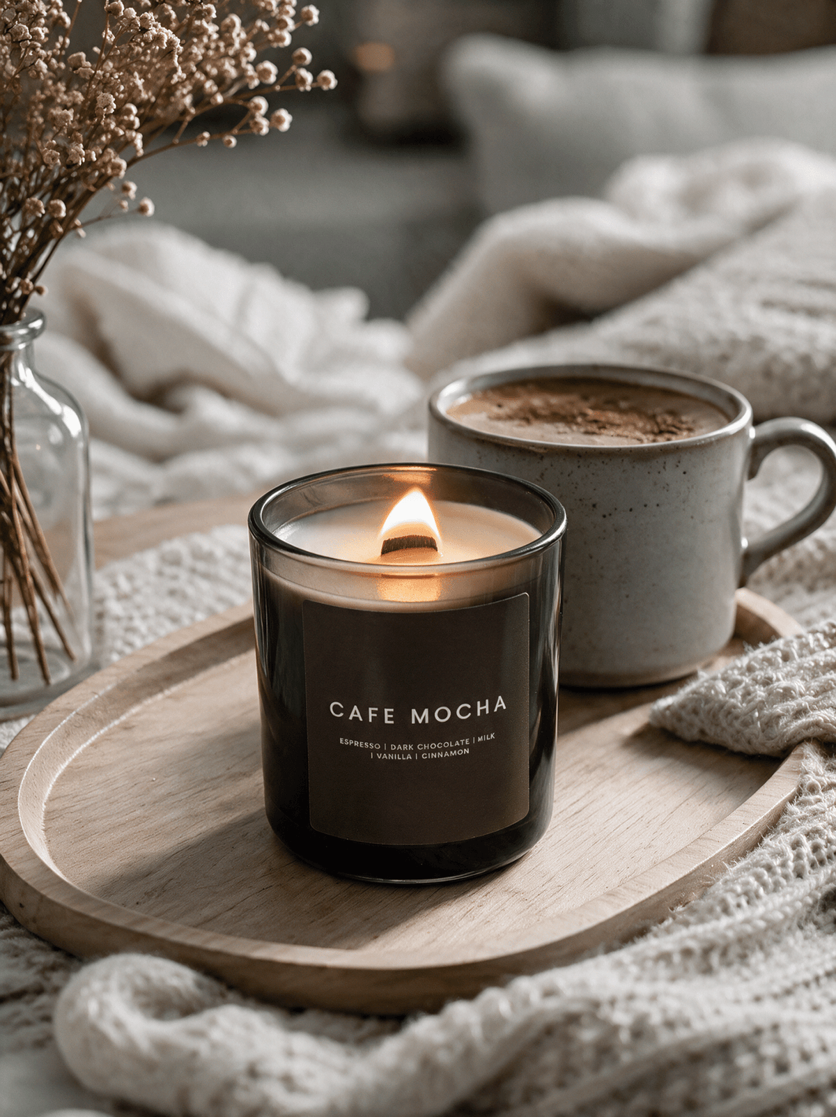 CAFÉ MOCHA CANDLE JAR - Minimal & Mine