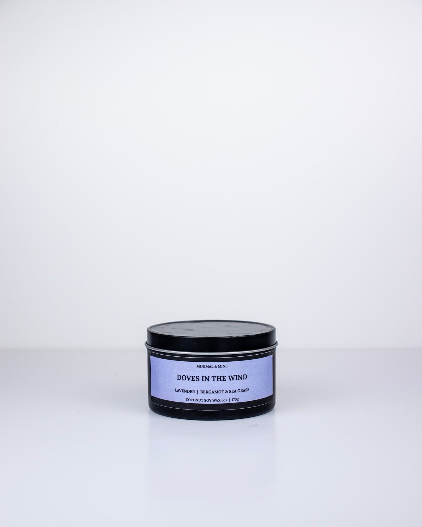 DOVES IN THE WIND - CANDLE TIN - Minimal & Mine