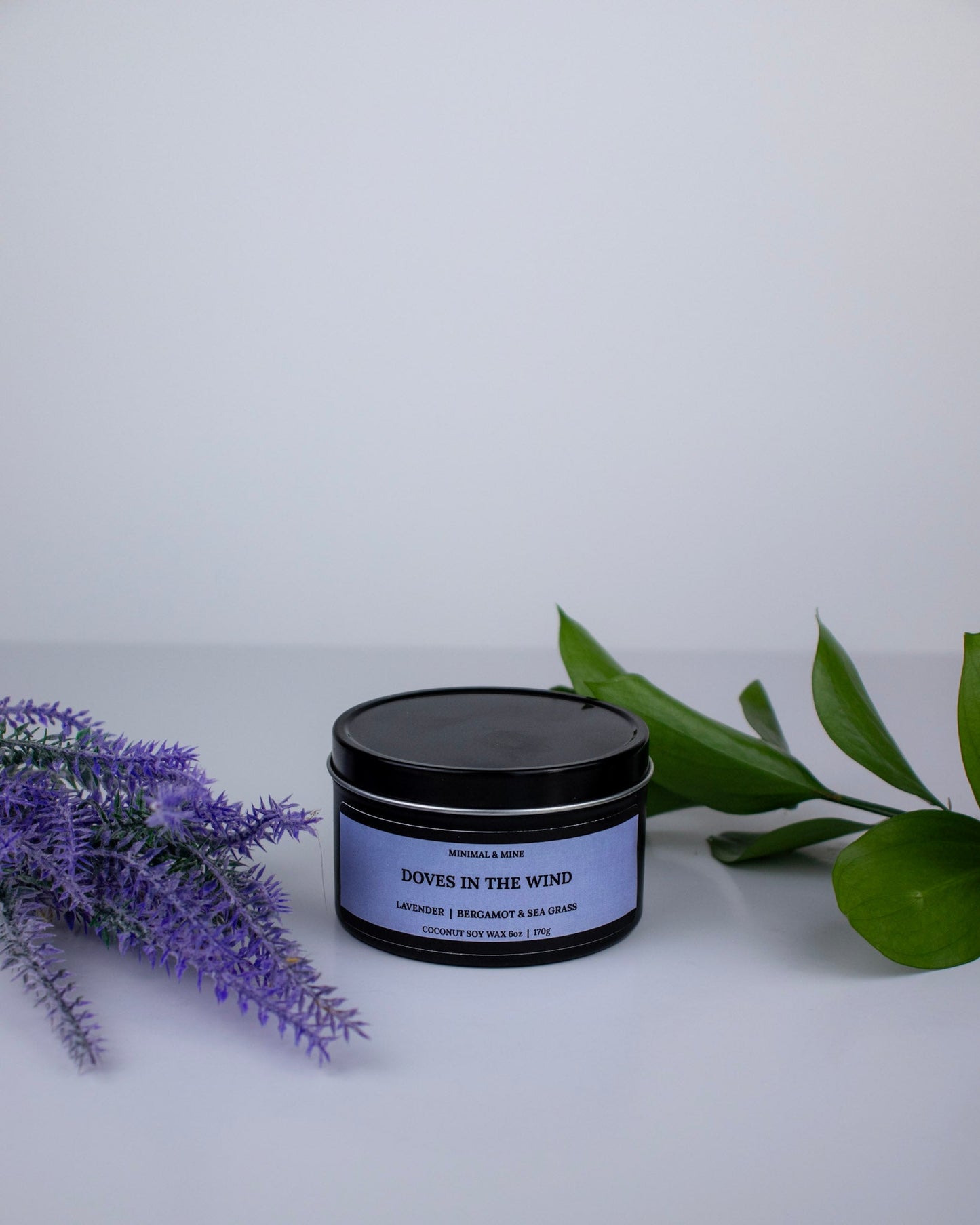DOVES IN THE WIND - CANDLE TIN - Minimal & Mine