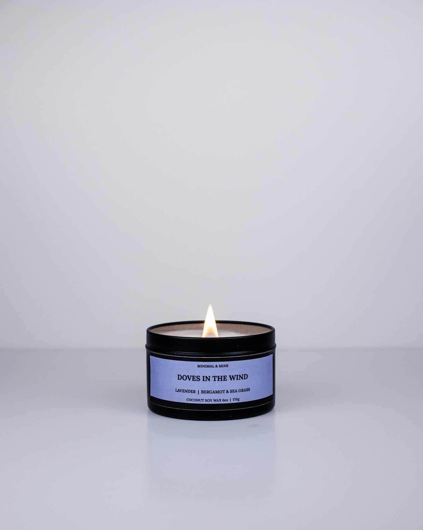 DOVES IN THE WIND - CANDLE TIN - Minimal & Mine