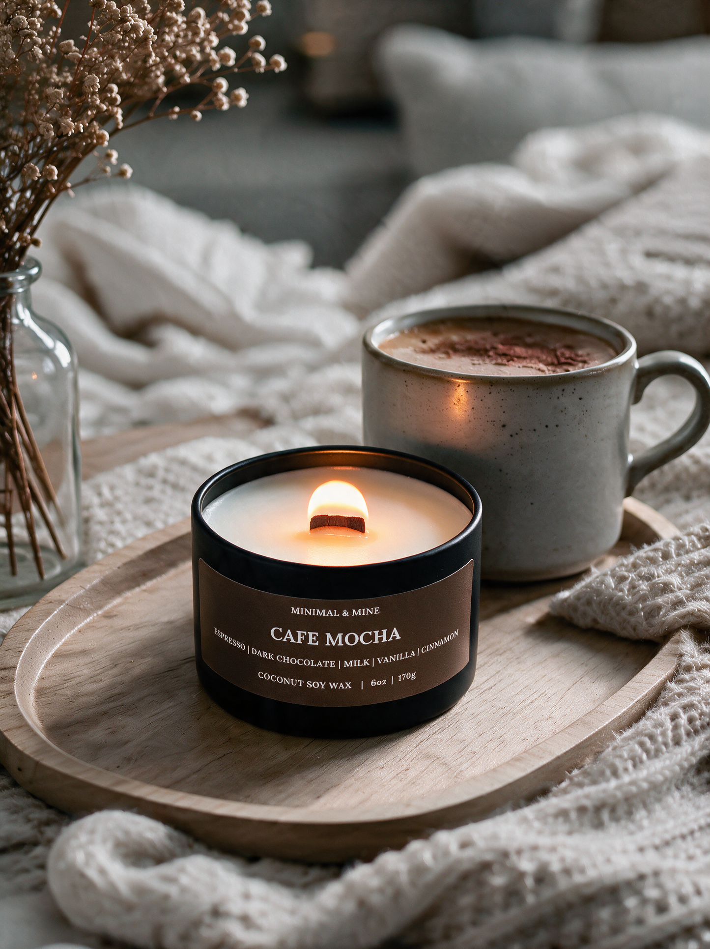 CAFÉ MOCHA CANDLE TIN