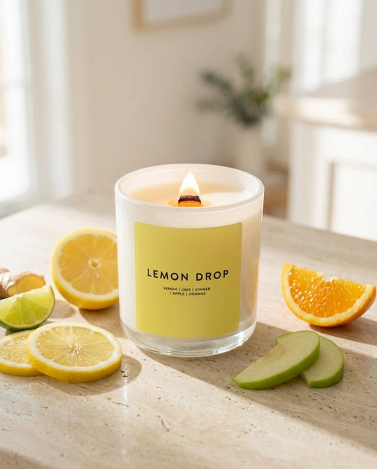 LEMON DROP CANDLE JAR - Minimal & Mine