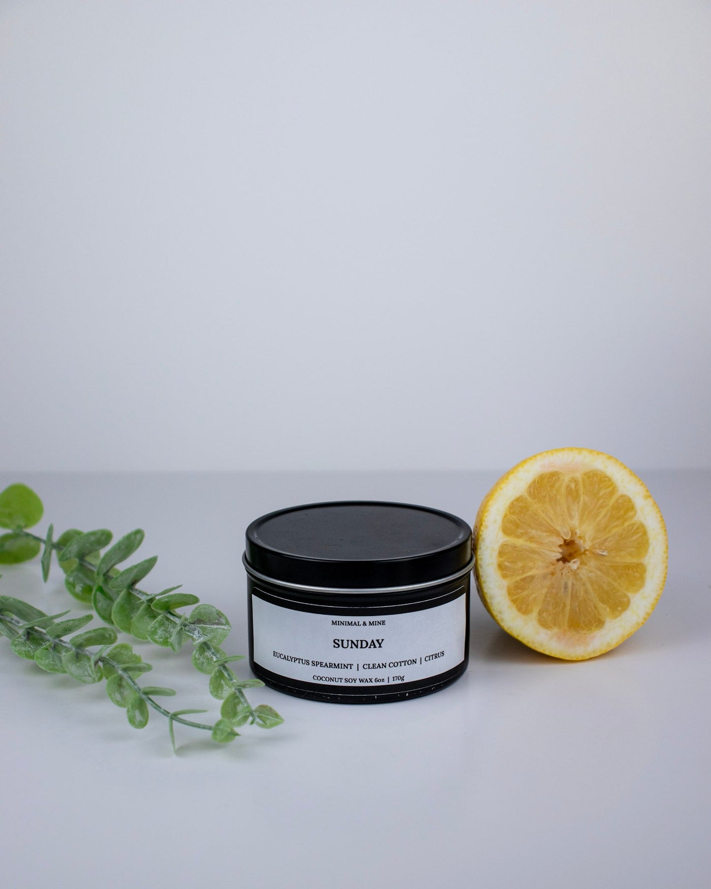 SUNDAY - CANDLE TIN - Minimal & Mine