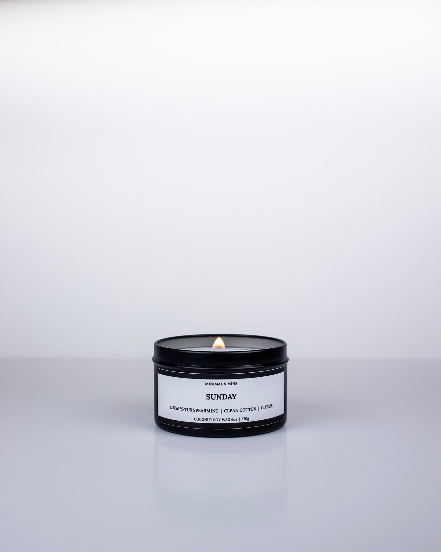 SUNDAY - CANDLE TIN - Minimal & Mine