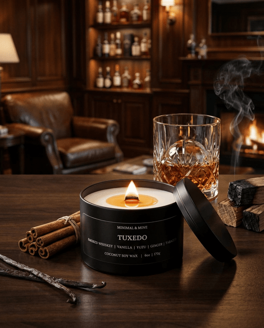 TUXEDO CANDLE TIN - Minimal & Mine