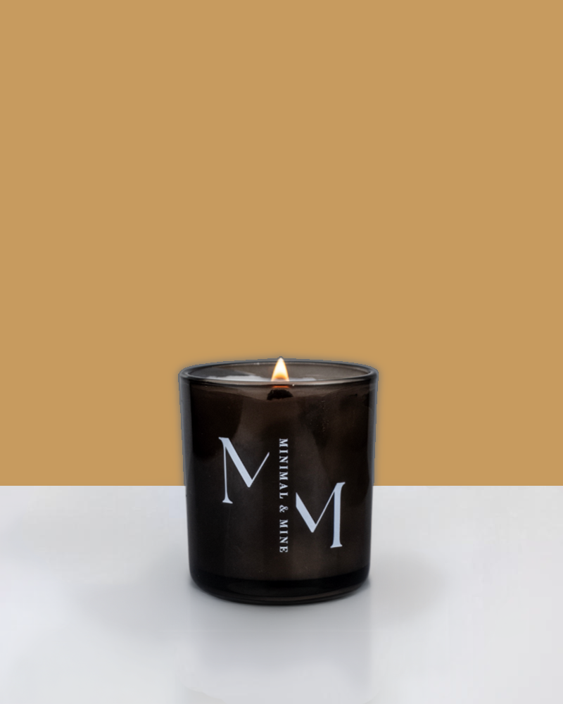 Vanilla Cashmere Black 10oz Candle Jar