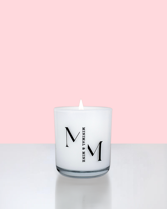 La Fleur White 10oz Candle Jar