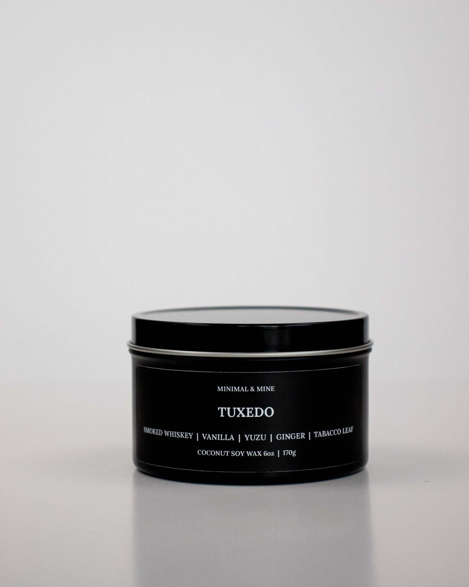 TUXEDO - CANDLE TIN - Minimal & Mine