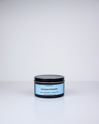 BAHAMAS PROMISES - CANDLE TIN - Minimal & Mine