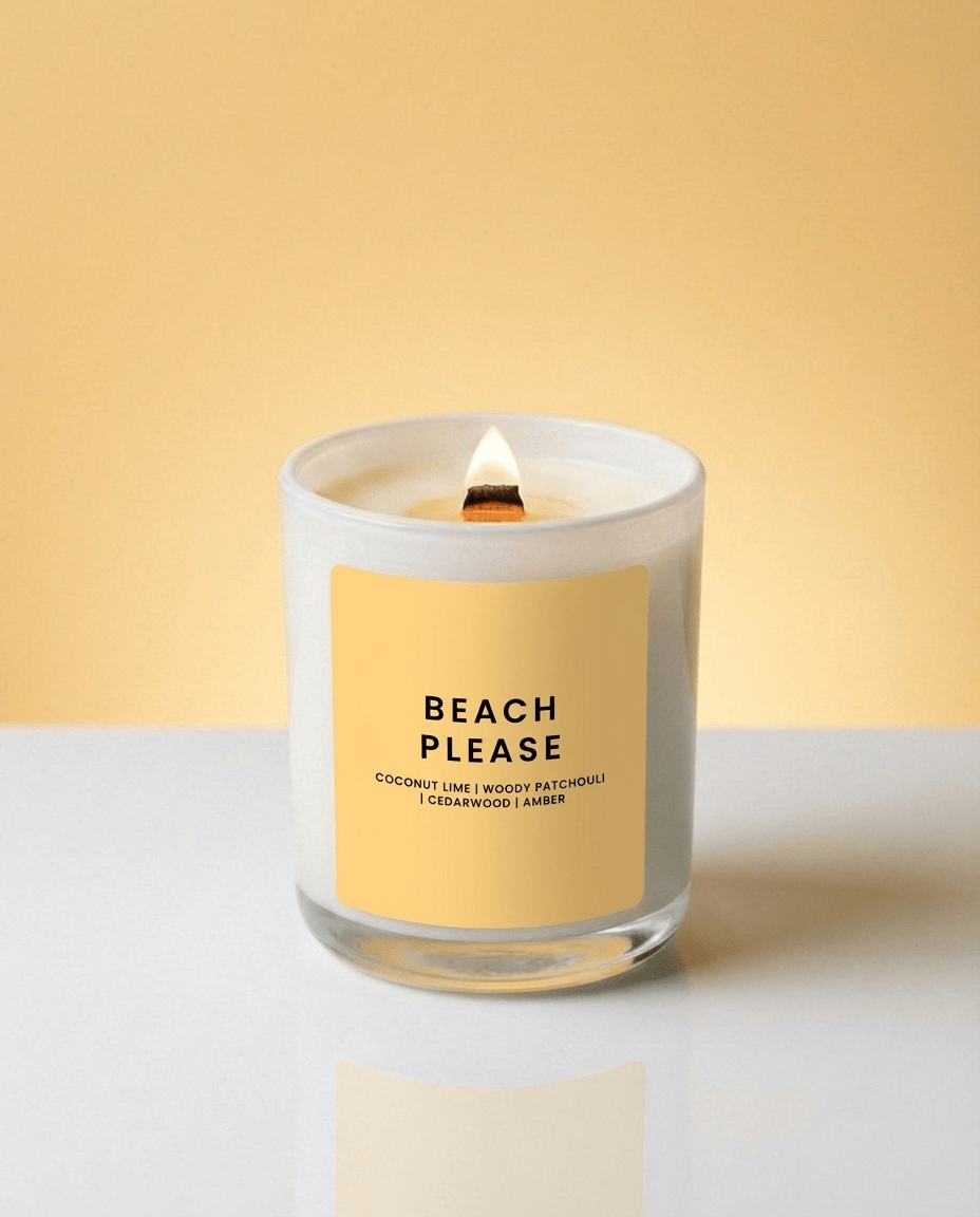 BEACH PLEASE CANDLE JAR - Minimal & Mine