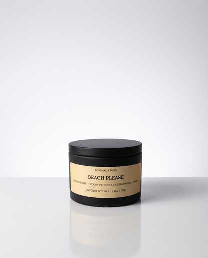 BEACH PLEASE CANDLE TIN - Minimal & Mine