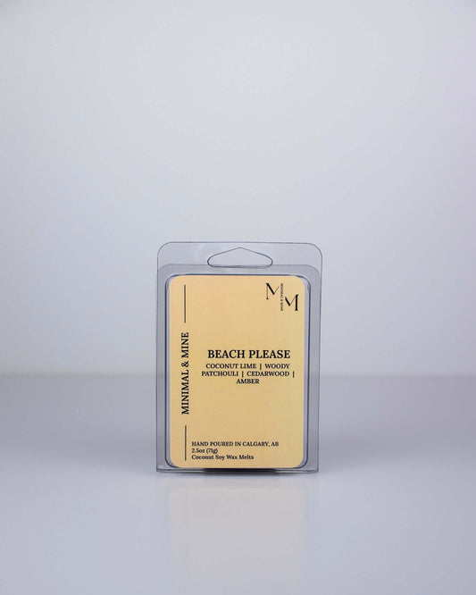 BEACH PLEASE - WAX TART - Minimal & Mine