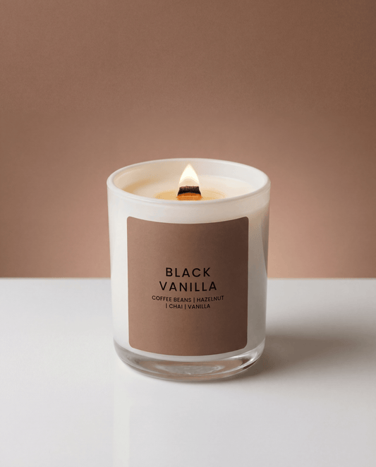 BLACK VANILLA CANDLE JAR - Minimal & Mine