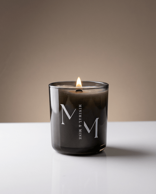 BLACK VANILLA CANDLE JAR - Minimal & Mine