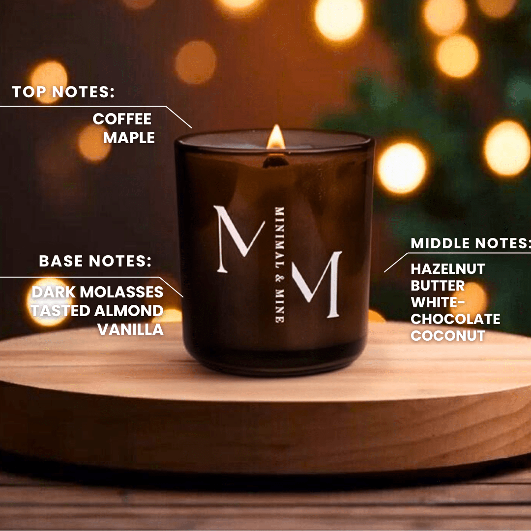 BLACK VANILLA CANDLE JAR - Minimal & Mine