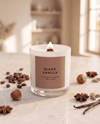 BLACK VANILLA CANDLE JAR - Minimal & Mine