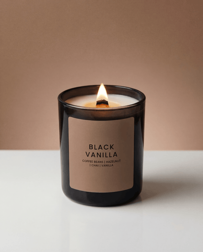 BLACK VANILLA CANDLE JAR - Minimal & Mine