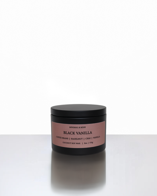 Black Vanilla 6oz tin 