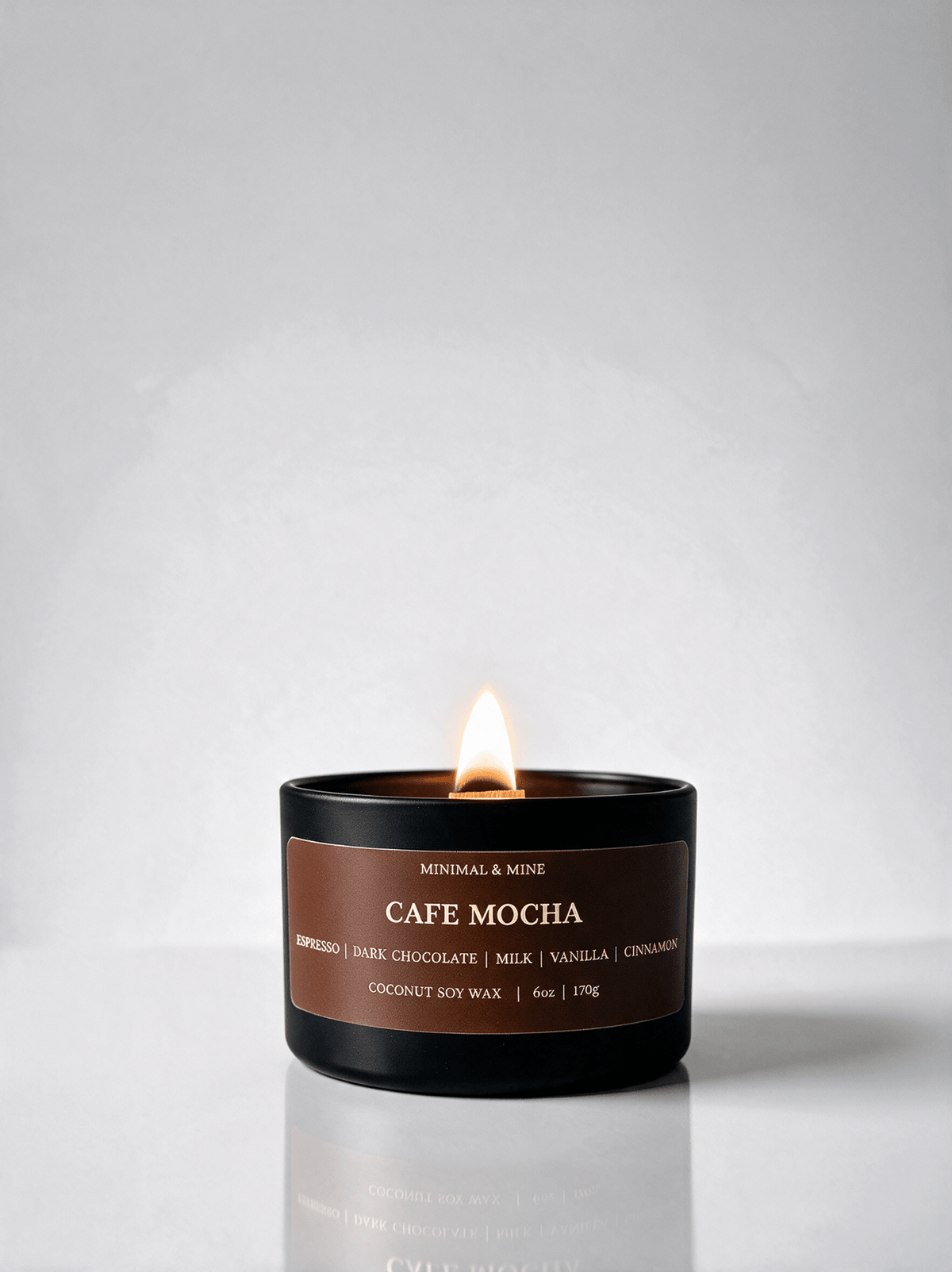 CAFÉ MOCHA CANDLE TIN - Minimal & Mine