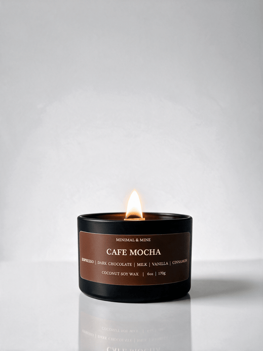 CAFÉ MOCHA CANDLE TIN - Minimal & Mine