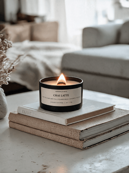 CHAI LATTE CANDLE TIN - Minimal & Mine