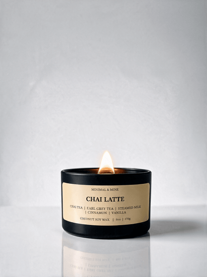 CHAI LATTE CANDLE TIN - Minimal & Mine