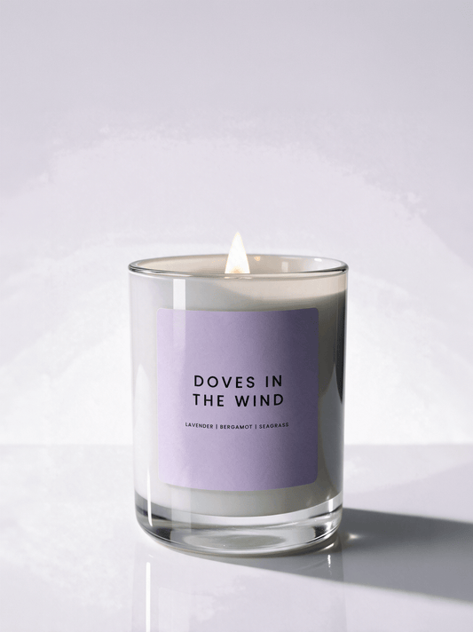 DOVES IN THE WIND CANDLE JAR - Minimal & Mine