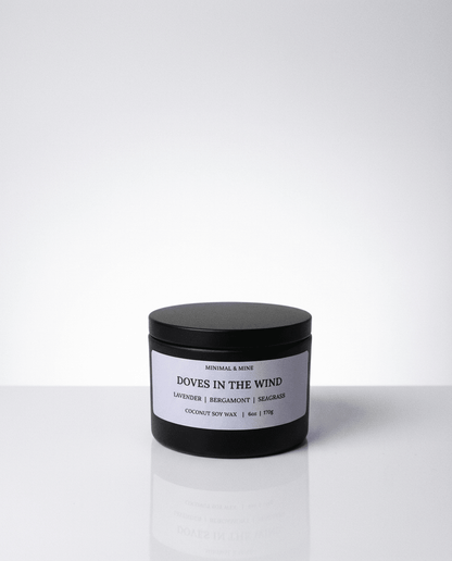 DOVES IN THE WIND CANDLE TIN - Minimal & Mine
