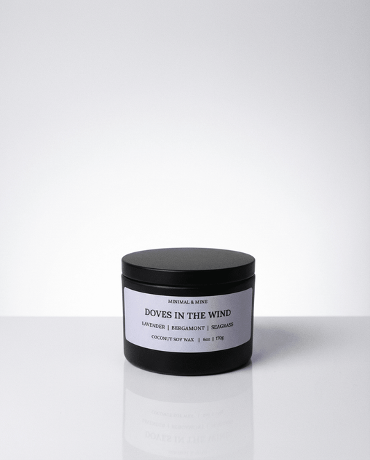 DOVES IN THE WIND CANDLE TIN - Minimal & Mine