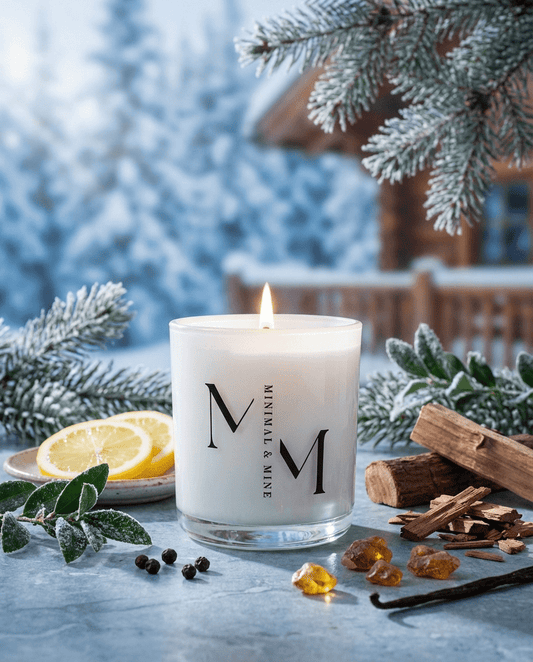 FROSTED CEDAR CANDLE JAR - Minimal & Mine