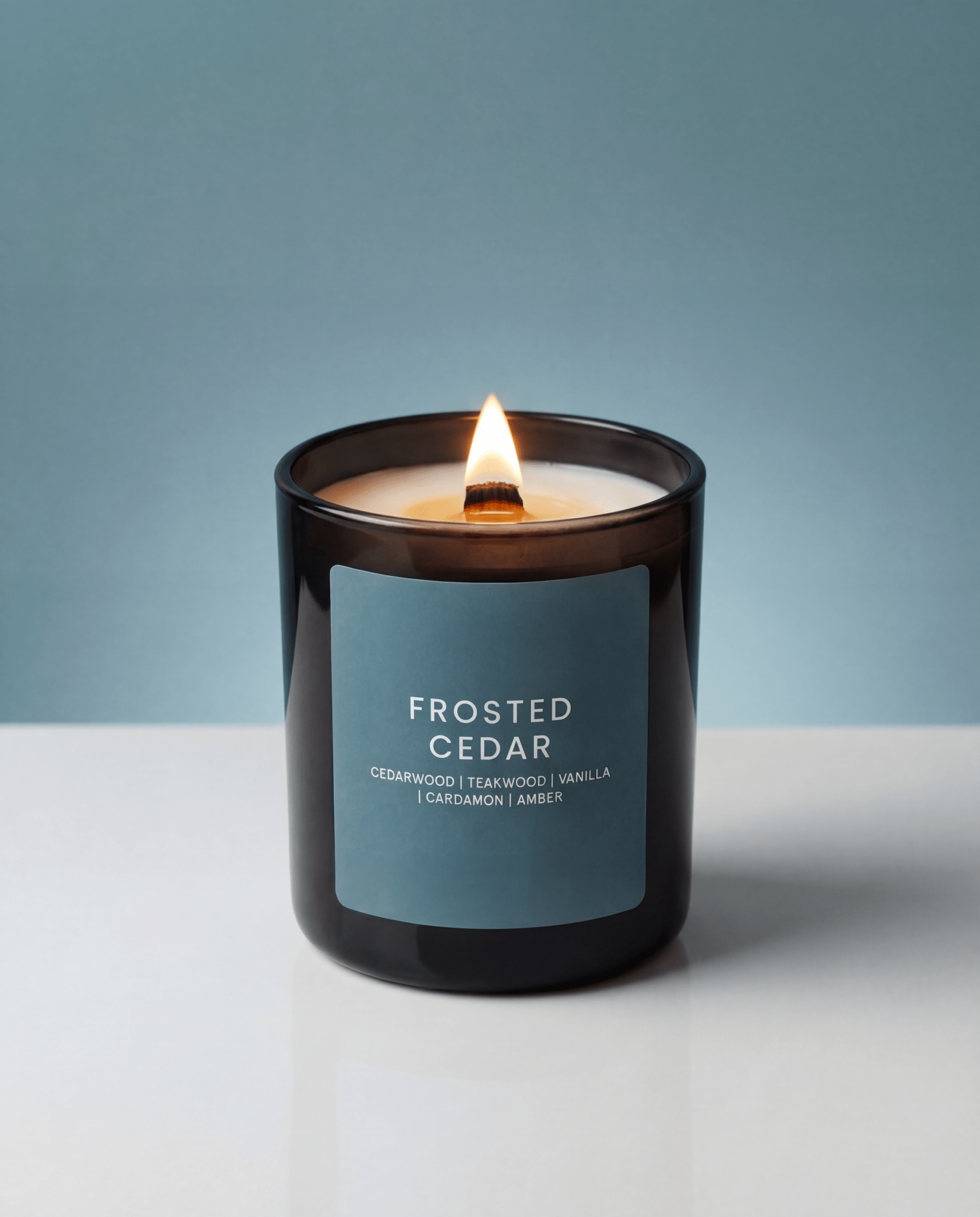 FROSTED CEDAR CANDLE JAR - Minimal & Mine
