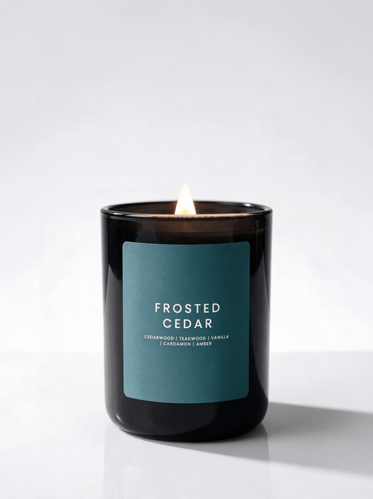 FROSTED CEDAR CANDLE JAR - Minimal & Mine