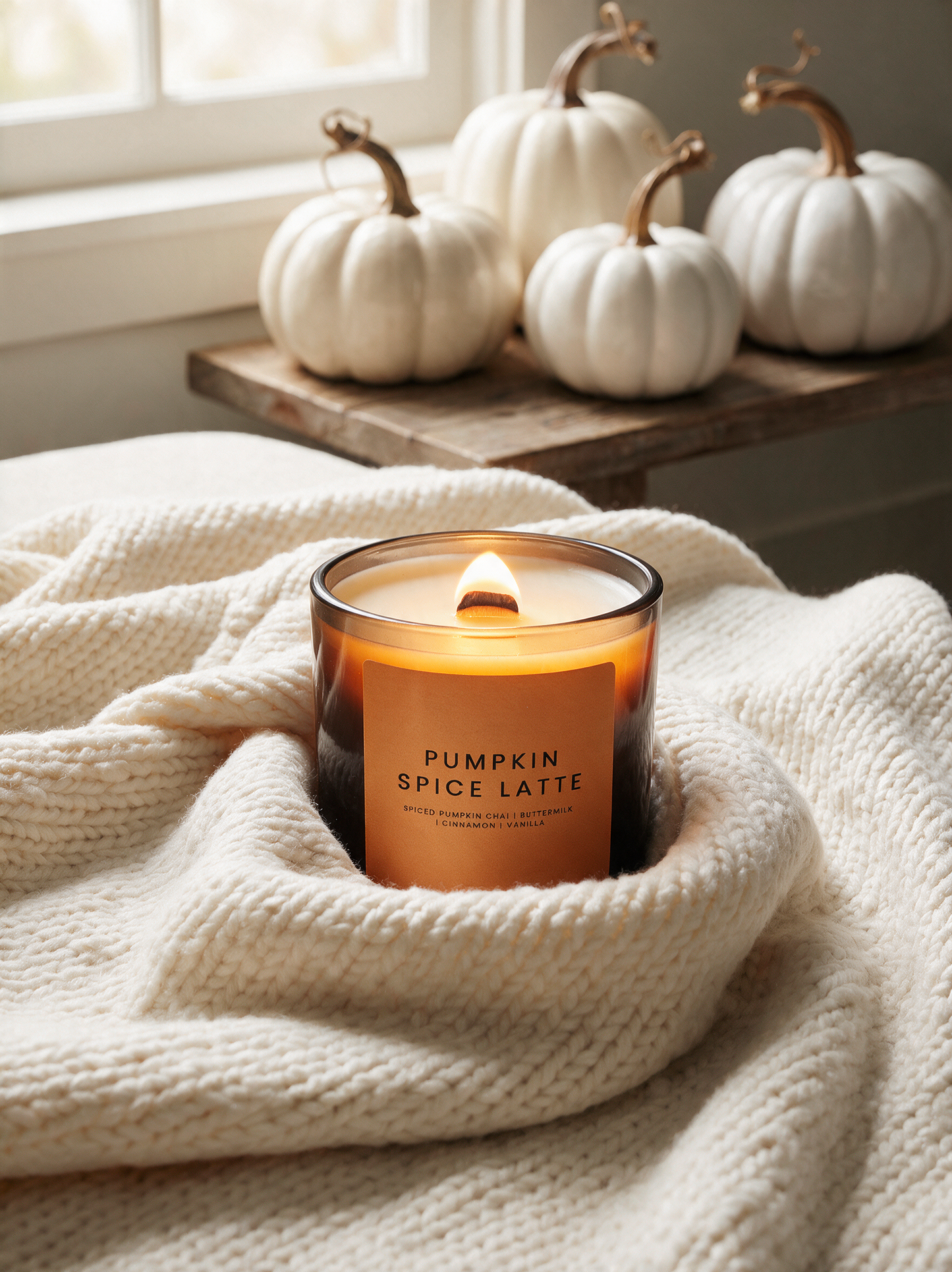 PUMPKIN SPICE LATTE CANDLE JAR