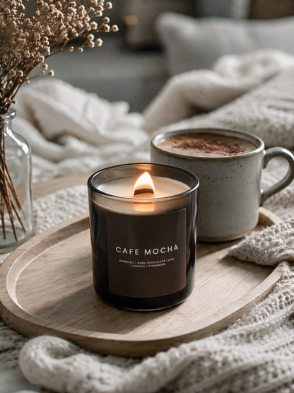 CAFÉ MOCHA CANDLE JAR