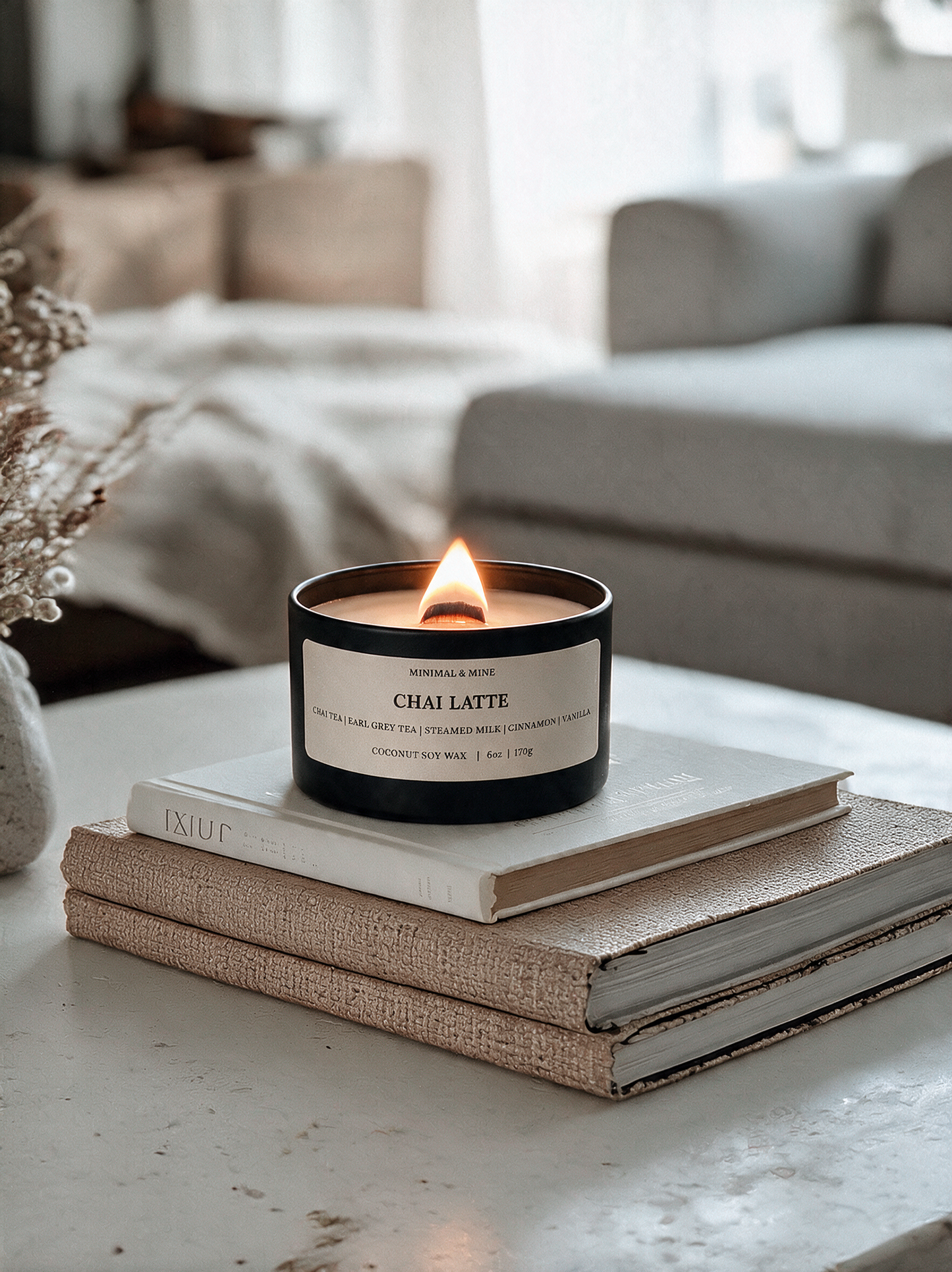 CHAI LATTE CANDLE TIN