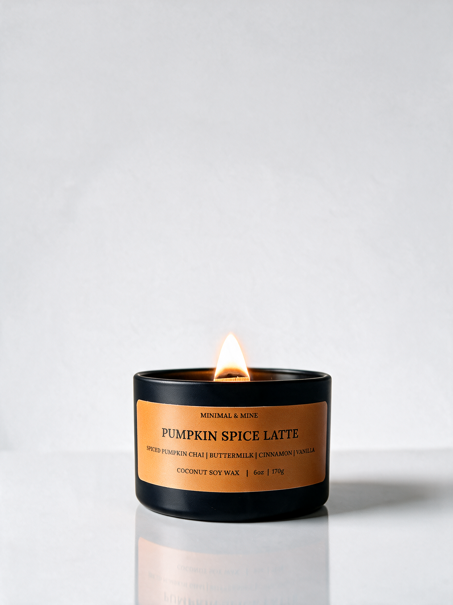 PUMPKIN SPICE LATTE CANDLE TIN