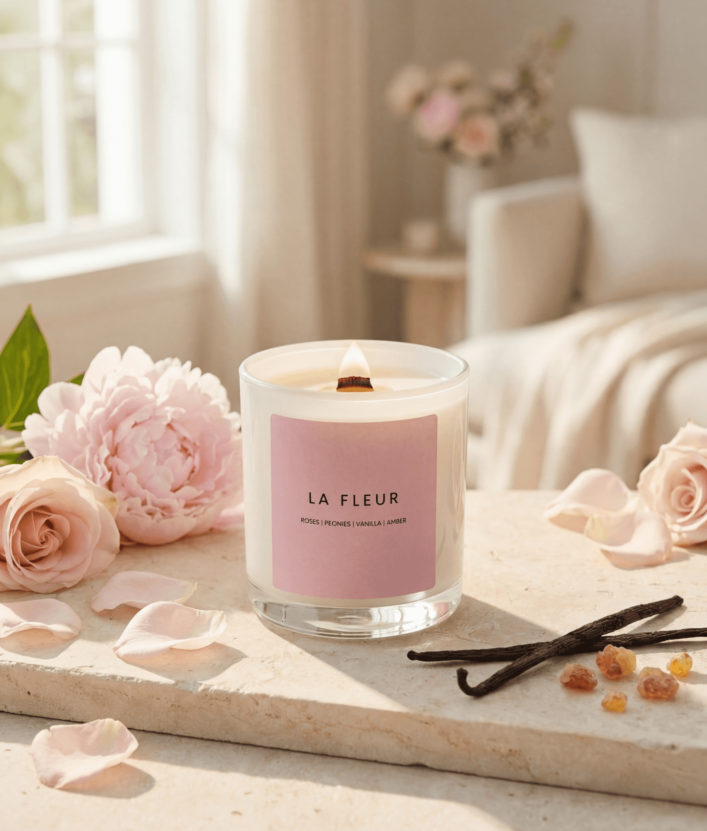 La FLEUR CANDLE JAR - Minimal & Mine