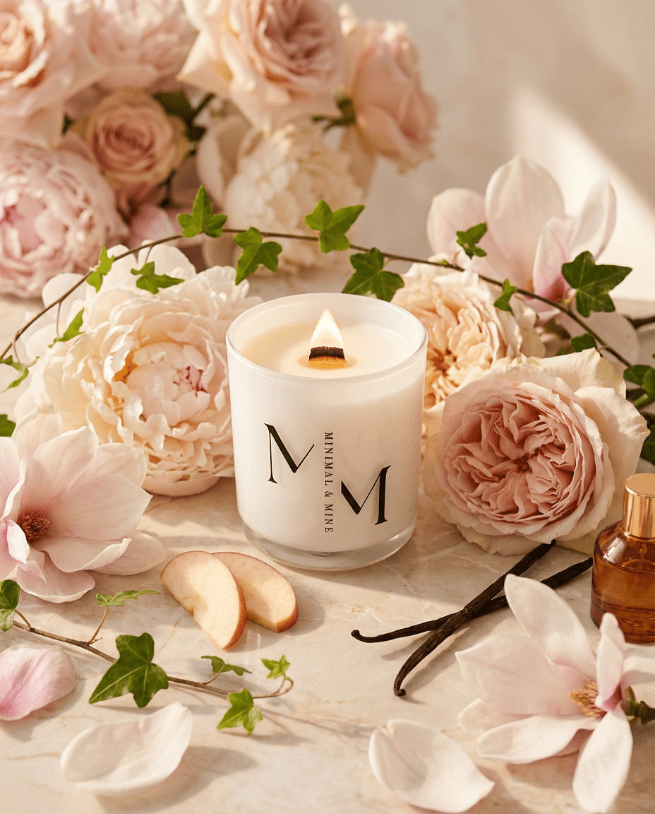 La FLEUR CANDLE JAR - Minimal & Mine