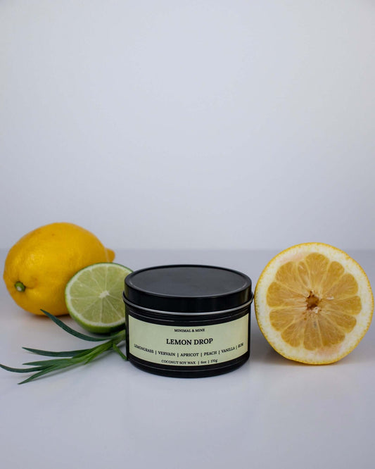 LEMON DROP - CANDLE TIN - Minimal & Mine