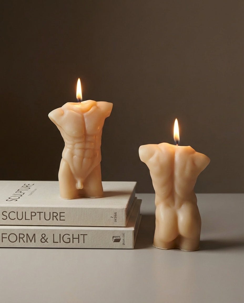MALE BODY - DECORATIVE CANDLE - Minimal & Mine