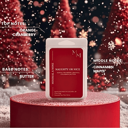 NAUGHTY OR NICE WAX MELT - Minimal & Mine